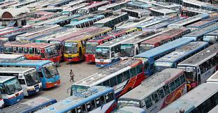 ঢাকা থেকে সারা দেশে বাস চলাচল বন্ধ